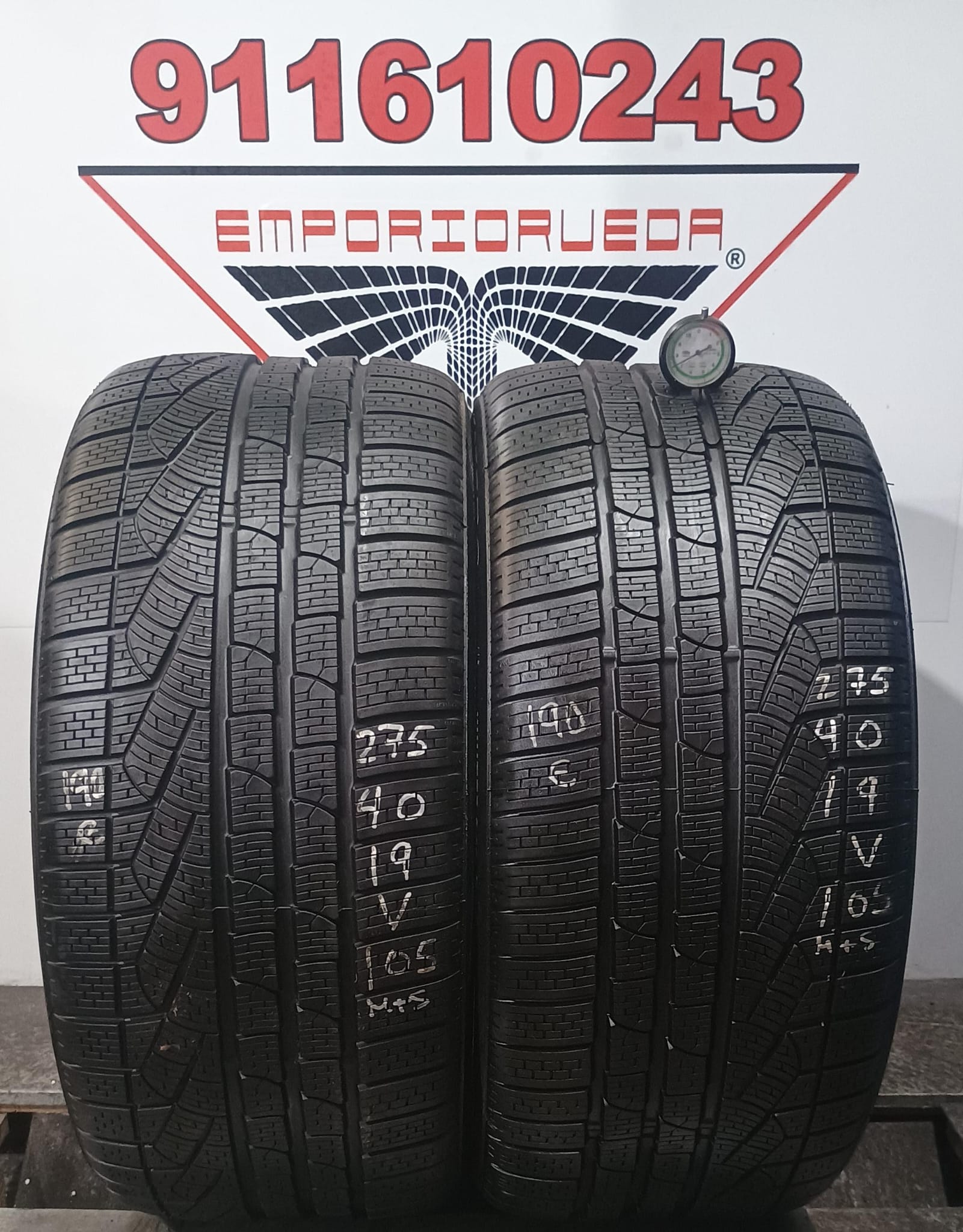 PIRELLI SOTTO ZERO WINTER 240 USADO M+S 275/40 R19 105 V